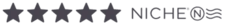 five-star Niche rating badge for Prisma