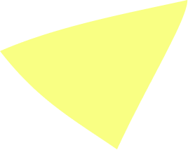 decorative yellow triangle accent shape