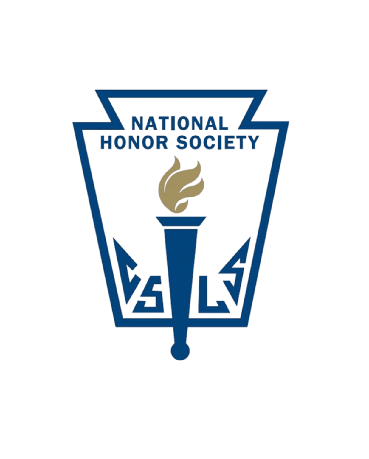 National Honor Society official shield logo with torch and CSLS letters