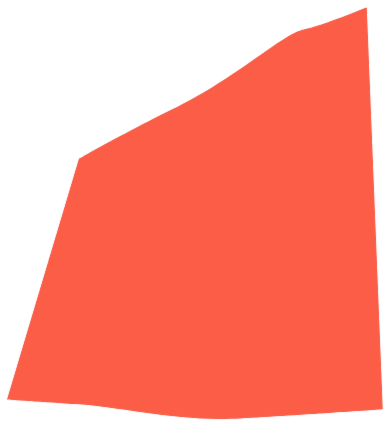 orange decorative shape element used on the Prisma lower school page