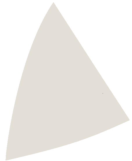 decorative beige triangle accent shape on Prisma high school program page