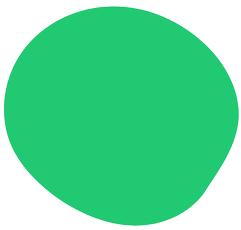 decorative green circle accent